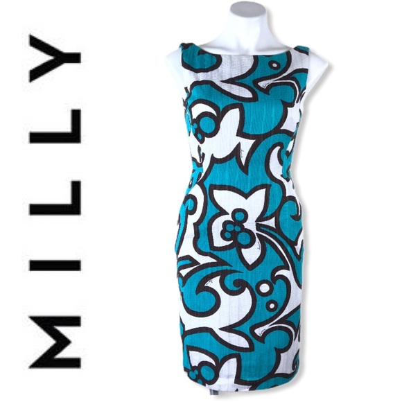 Milly Dresses & Skirts - ❤️ Milly of NY Floral Cotton pocket shift dress 4